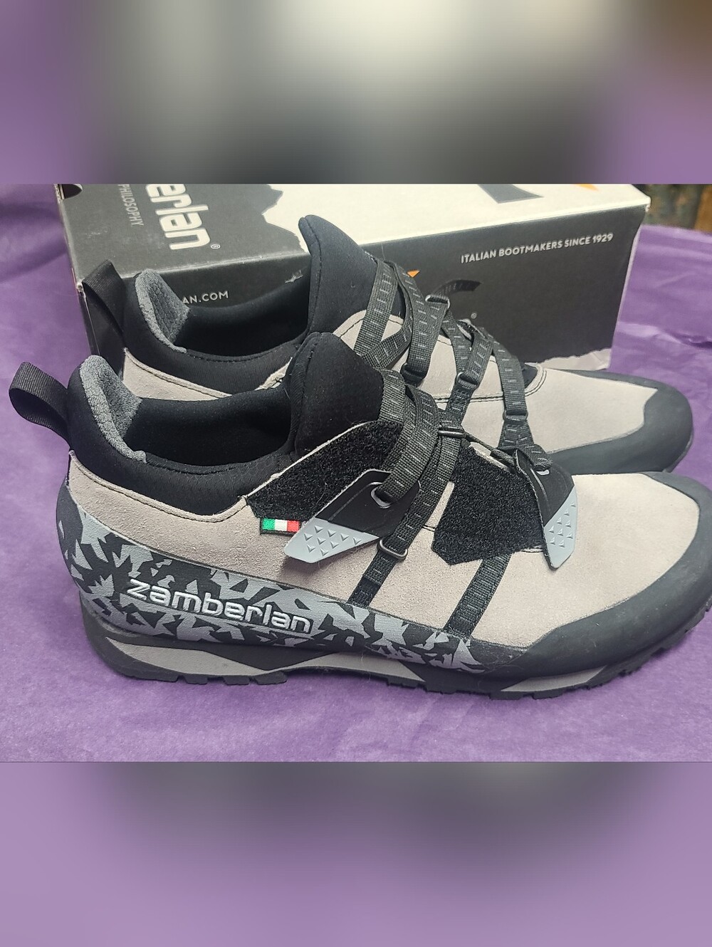 214 Zamberlan Half Dome Hiking Shoes, Made In Italy, Men's Size 8, Euc, Has Box
